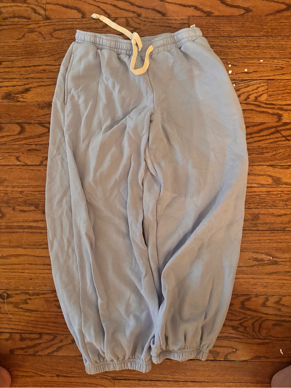 Urban Outfitters Pale Blue Drawstring Track Joggers